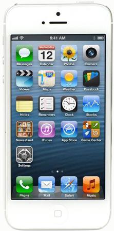 Смартфон Apple iPhone 5 32Gb White & Silver - Усть-Лабинск